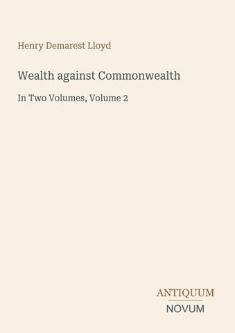Wealth against Commonwealth