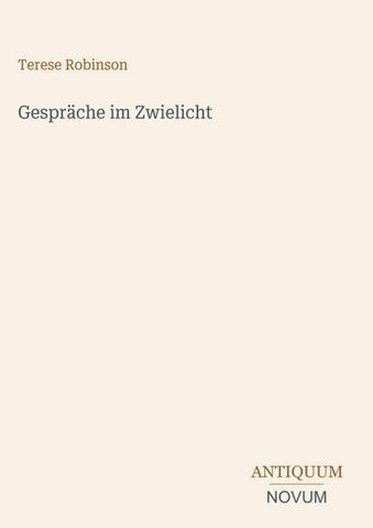 Gespräche im Zwielicht