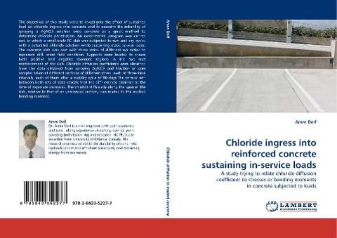 Chloride ingress into reinforced concrete sustaining in-service loads