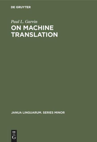 On Machine Translation