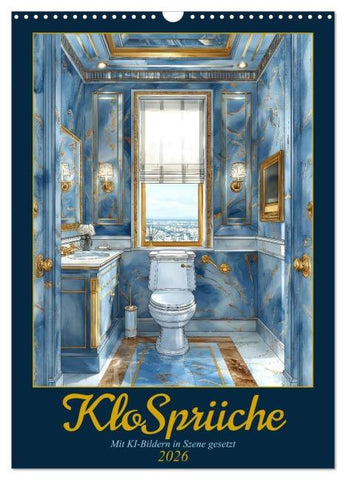 Klosprüche (Wandkalender 2026 DIN A3 hoch), CALVENDO Monatskalender