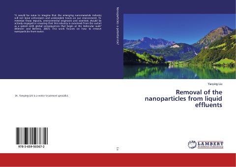 Removal of the nanoparticles from liquid effluents