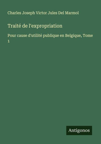 Traité de l'expropriation