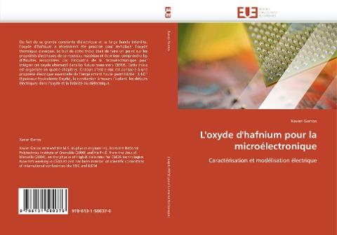 L'oxyde d'hafnium pour la microélectronique