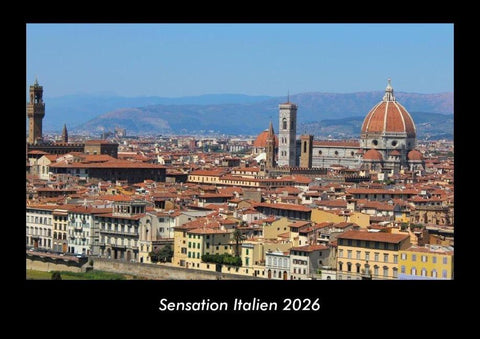 Sensation Italien 2026 Fotokalender DIN A3