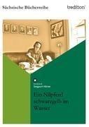 Ein Nilpferd schwarzgelb im Wasser