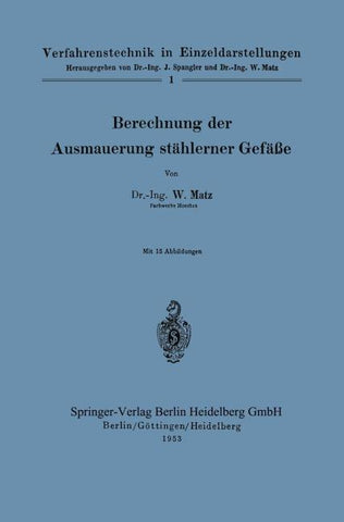 Berechnung der Ausmauerung stählerner Gefäße
