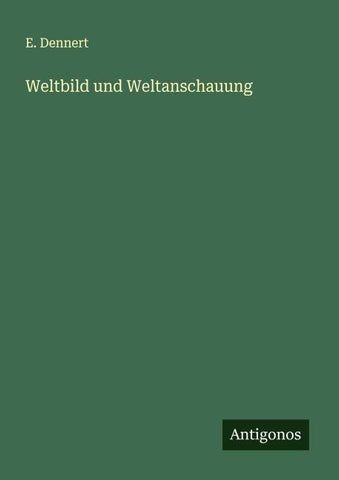 Weltbild und Weltanschauung