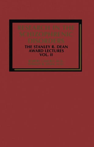 Research in the Schizophrenic Disorders