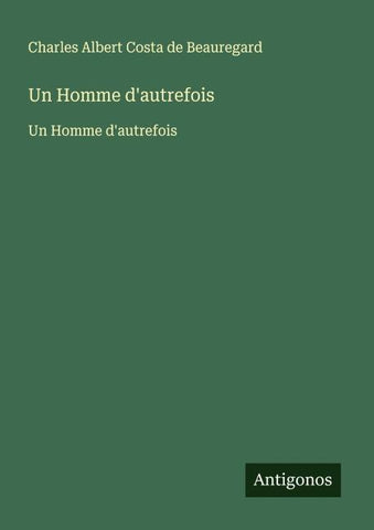 Un Homme d'autrefois
