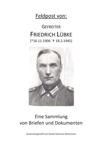 Feldpost von: Gefreiter Friedrich Lübke