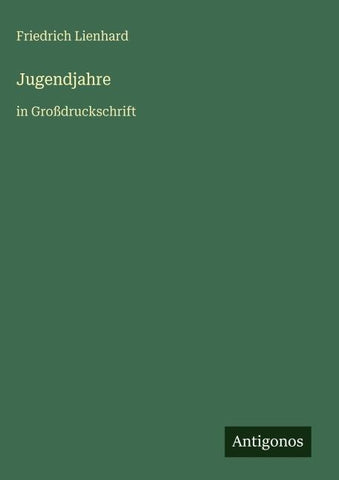 Jugendjahre