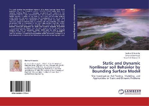 Static and Dynamic Nonlinear soil Behavior by Bounding Surface Model