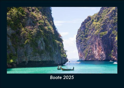 Boote 2025 Fotokalender DIN A5