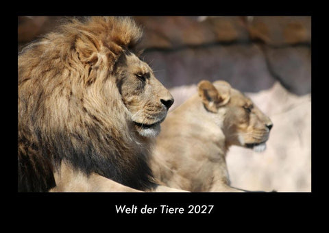 Welt der Tiere 2027 Fotokalender DIN A3