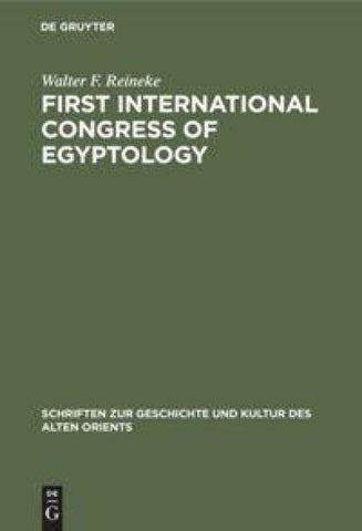 First International Congress of Egyptology