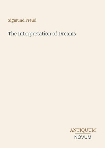 The Interpretation of Dreams