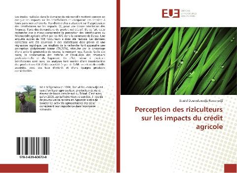 Perception des riziculteurs sur les impacts du crédit agricole