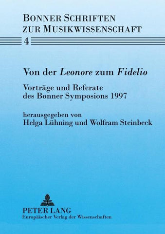 Von der «Leonore» zum «Fidelio»