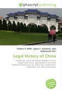 Legal History of China