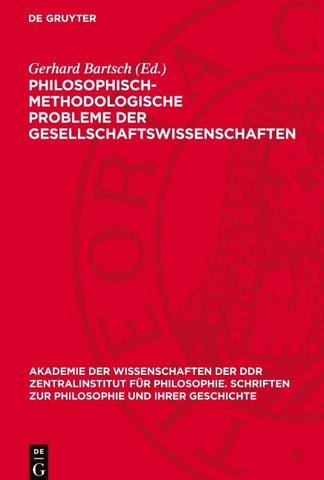 Philosophisch-methodologische Probleme der Gesellschaftswıssenschaften