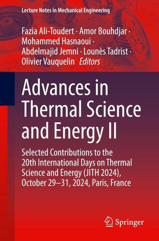 Advances in Thermal Science and Energy II