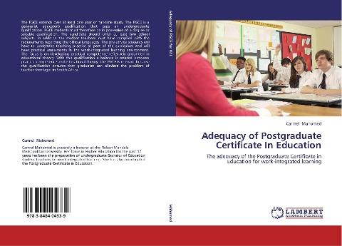 Adequacy of Postgraduate Certificate In Education