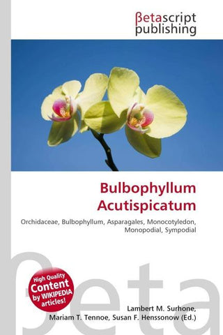 Bulbophyllum Acutispicatum