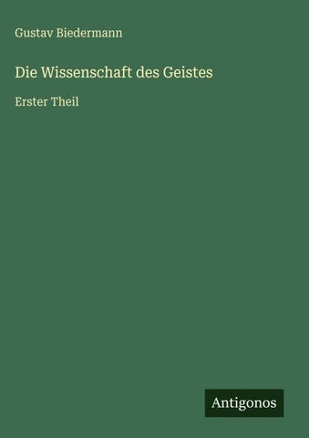 Die Wissenschaft des Geistes