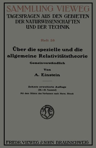 Über die spezielle und die allgemeine Relativitätstheorie