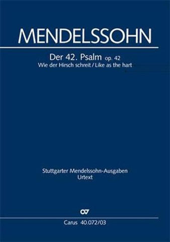 Wie der Hirsch schreit (Klavierauszug)