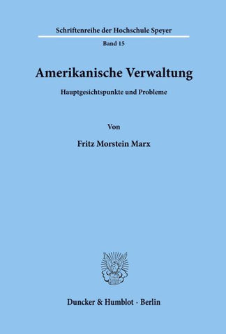 Amerikanische Verwaltung.
