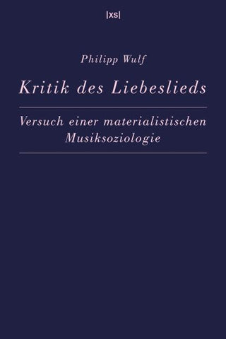 Kritik des Liebeslieds