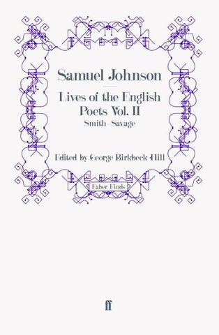 Lives of the English Poets Vol. II