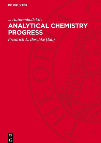 Analytical Chemistry Progress