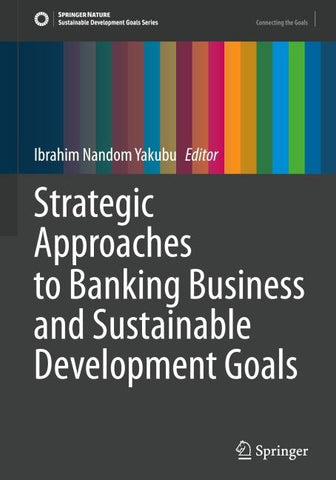 Strategic Approaches to Banking Business and Sustainable Development Goals