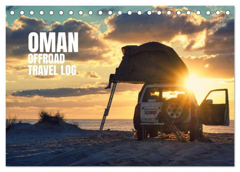 OMAN Offroad Travel Log (Tischkalender 2026 DIN A5 quer), CALVENDO Monatskalender
