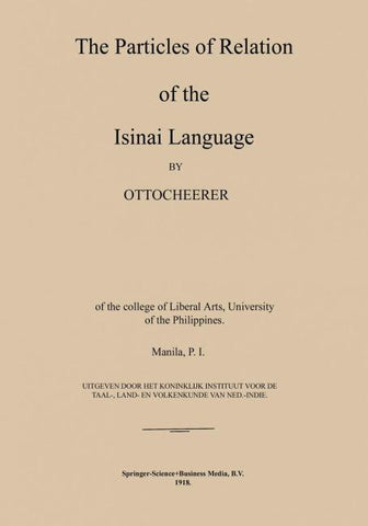 The Particles of Relation of the Isinai Language