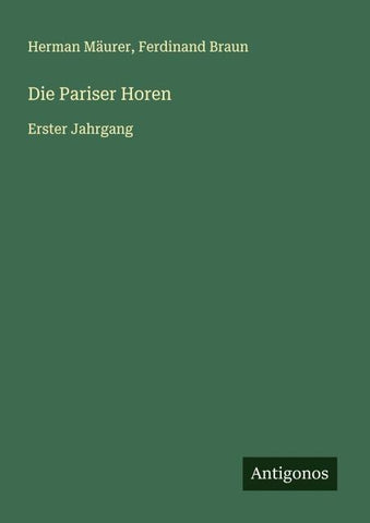 Die Pariser Horen