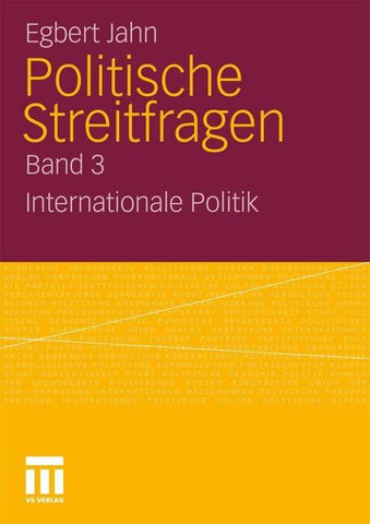 Politische Streitfragen