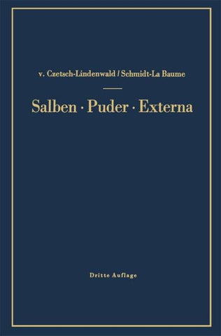 Salben · Puder · Externa