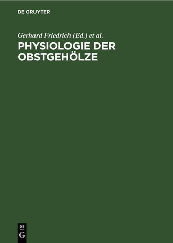 Physiologie der Obstgehölze