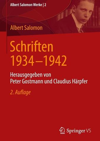Schriften 1934 - 1942