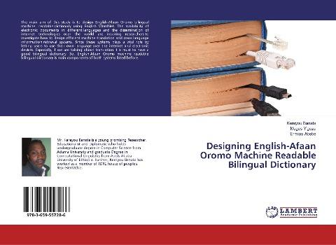 Designing English-Afaan Oromo Machine Readable Bilingual Dictionary