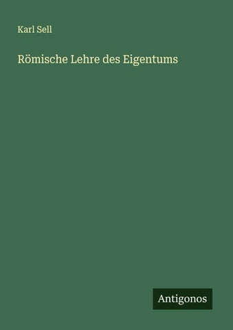 Römische Lehre des Eigentums