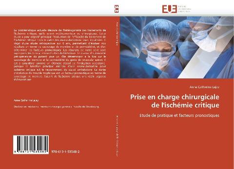 Prise en charge chirurgicale de l''ischémie critique