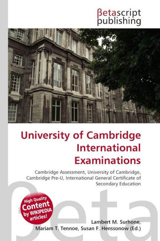 University of Cambridge International Examinations
