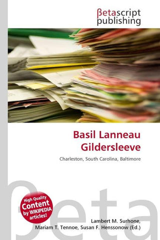 Basil Lanneau Gildersleeve