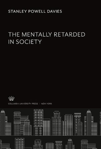 The Mentally Retarded in Society