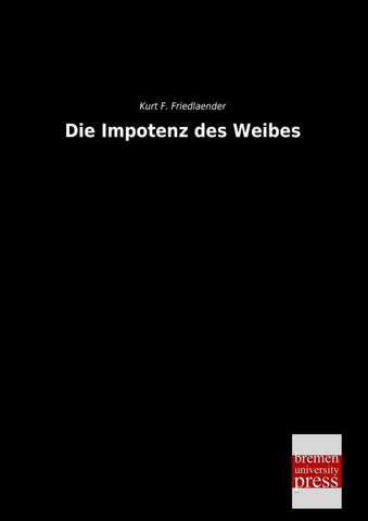 Die Impotenz des Weibes